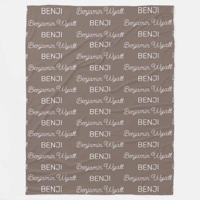 Cobertor De Velo Personalizado (Frente)