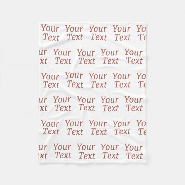 Cobertor De Velo Personalizado (Frente)