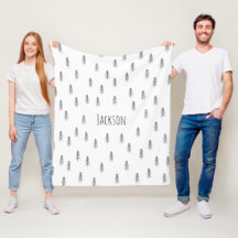 Personalizado Boho preto e branco