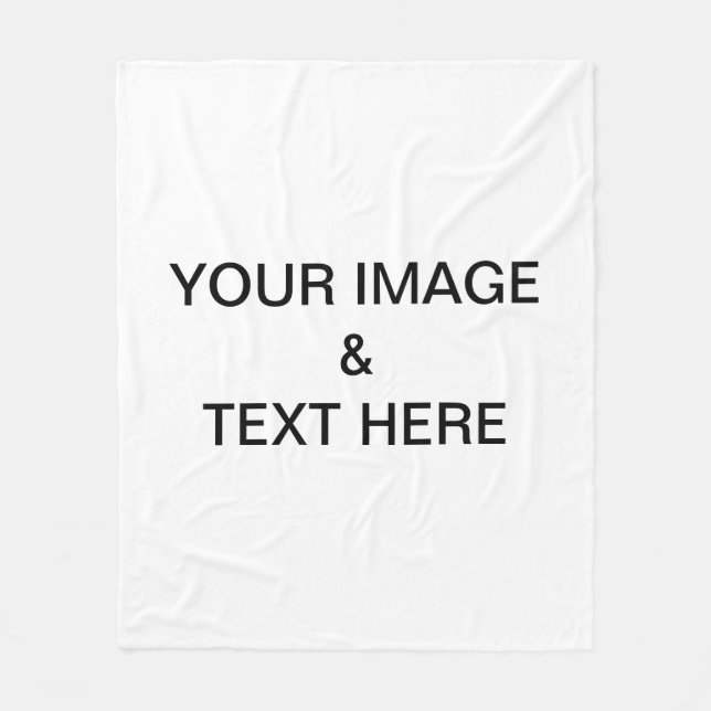 Cobertor De Velo Personalizado com a sua própria foto (Frente)