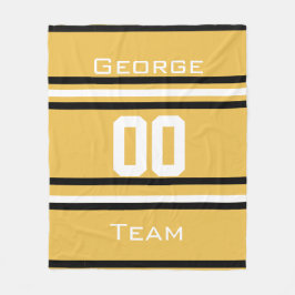 Cobertor De Velo Personalizado com nome, nº, equipe, fã desportiva
