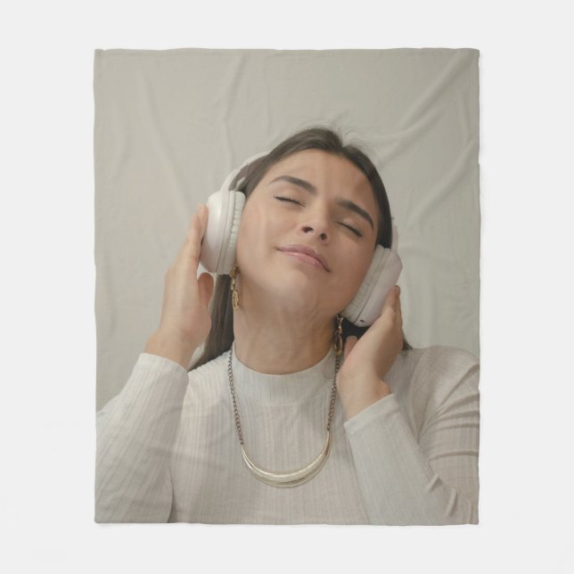 Cobertor De Velo Personalizado Foto Completa Moderno  (Frente)