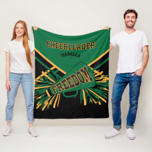 Cobertor De Velo Personalizado - Líder de Torcida 📣 - Verde Escuro