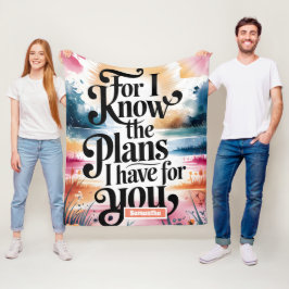 Cobertor De Velo Personalizado Para Eu Conhecer Os Planos Cristãos