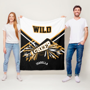 Cobertor De Velo Personalizado - Para um Cheerleader 📣 - Branco,