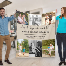 Cobertor De Velo Personalizar 6 Foto Amada Além das Palavras Beige