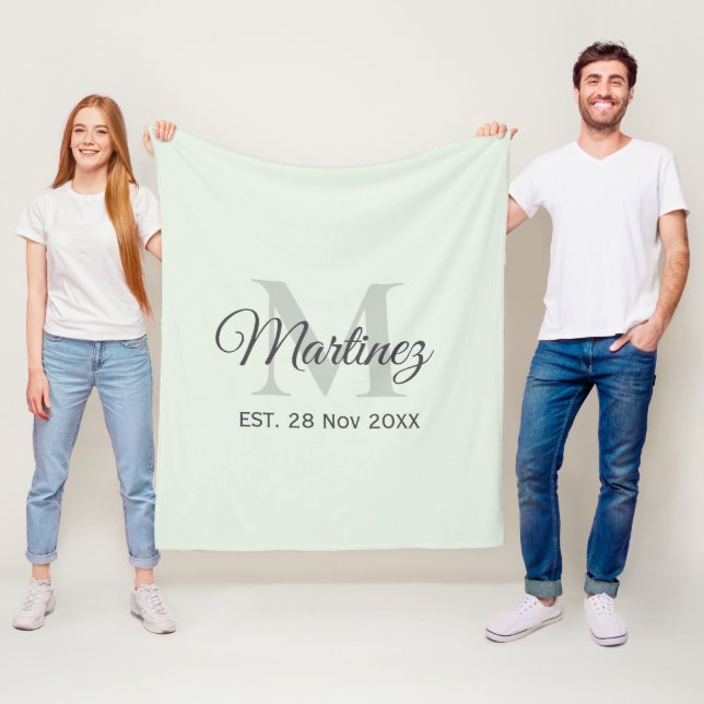 Cobertor De Velo Personalizar data de nome inicial e de família per (In Situ)