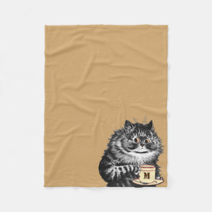 Cobertor De Velo Personalizar Mug Inicial, Louis Wain