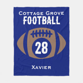 Cobertor De Velo Personalizar nome de futebol, número, escola
