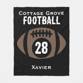 Cobertor De Velo Personalizar nome de futebol, número, escola