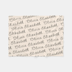 Cobertor De Velo Personalize o seu presente personalizado para bebê