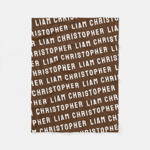 Cobertor De Velo Personalize seu recém-nascido filho personalizado