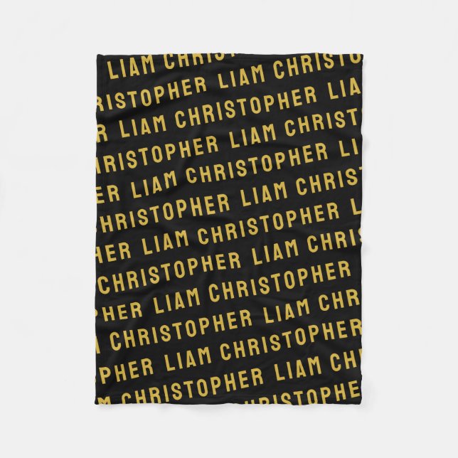 Cobertor De Velo Personalize seu recém-nascido filho personalizado  (Frente)