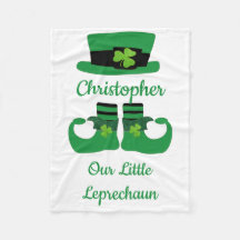 Personalize St. Patrick's Irlandês Verde Leprechau