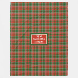 Cobertor De Velo Personalized Blanket Monogram Christmas Style