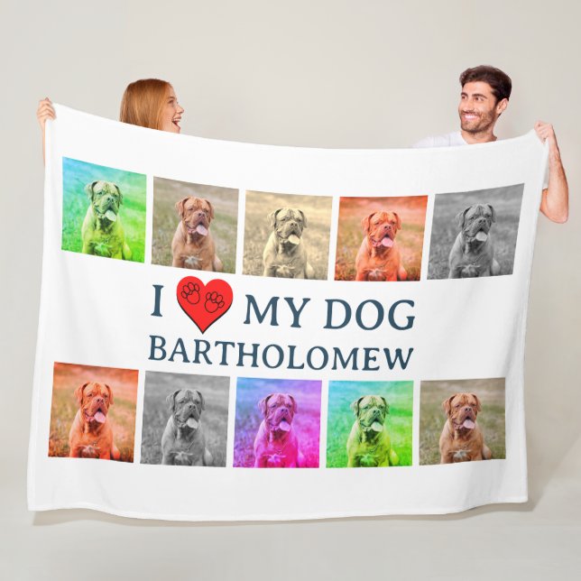 Cobertor De Velo Personalized Dog Pop Art Pet Lover Gift (In Situ)