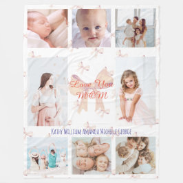 Cobertor De Velo Personalized Mother’s Day Photo Gift for Mom