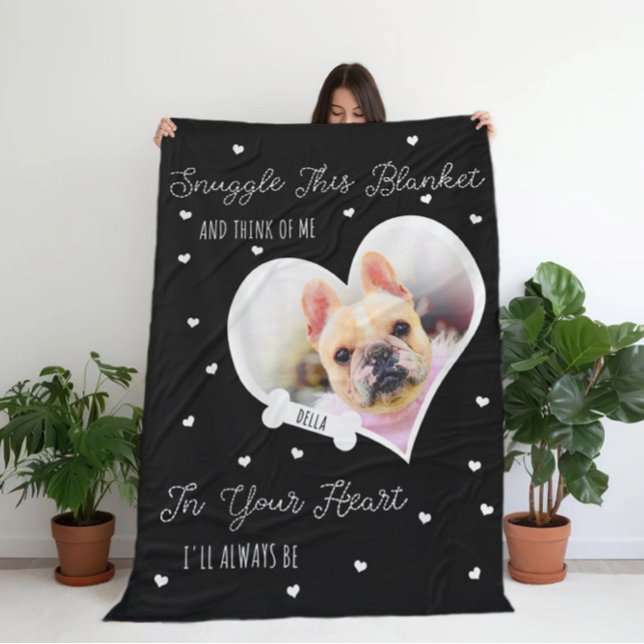 Cobertor De Velo Personalized Pet Memorial Pet Loss | Photo Gift (Criador carregado)