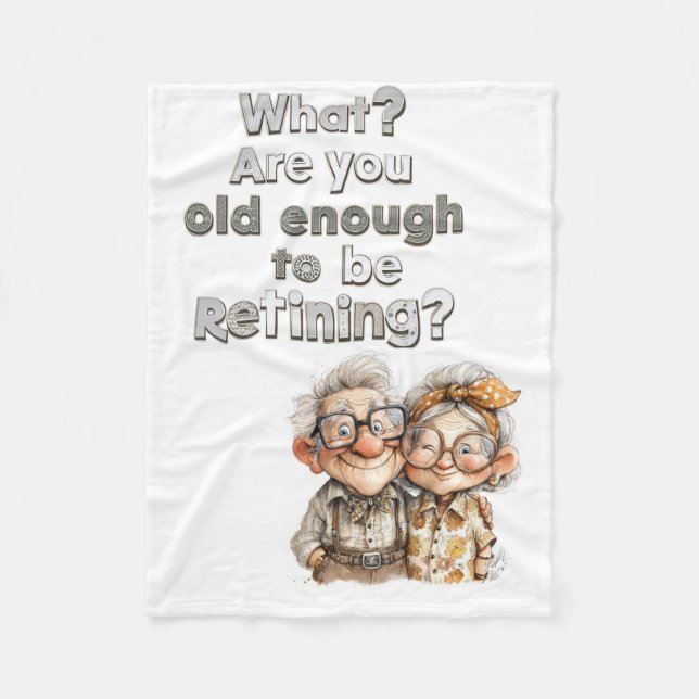 Cobertor De Velo Personalized Retirement Gift, Cozy Custom (Frente)