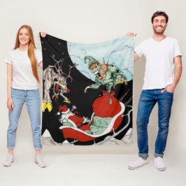 Cobertor De Velo Pesadelo de Natal - Folha Personalizada