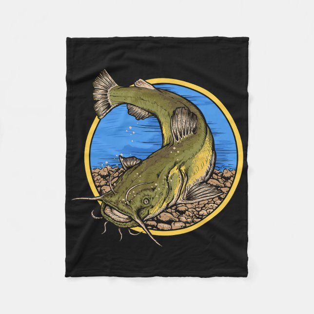 Cobertor De Velo Pesca de Bagre Cabeça Chata  (Frente)