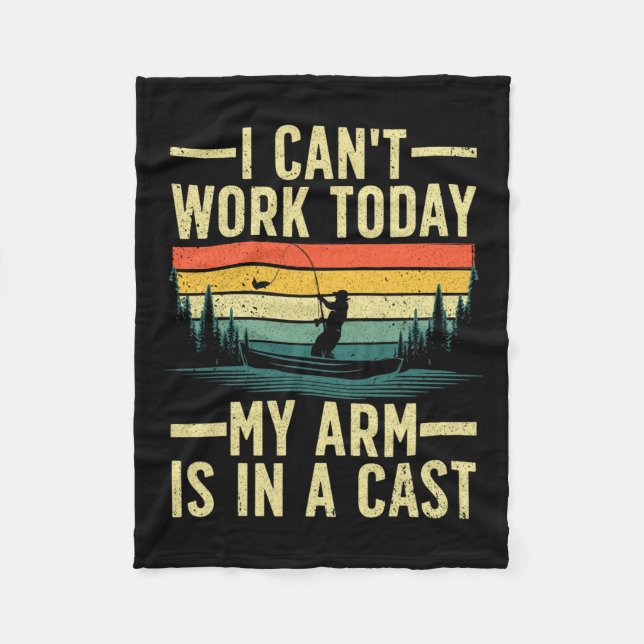 Cobertor De Velo Pesca Engraçada Para Homens (Frente)