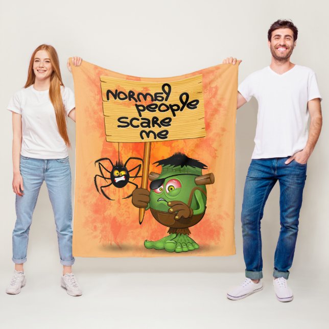 Cobertor De Velo 'Pessoas normais me assustam' Humorista Frankenste (In Situ)