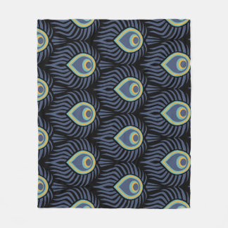 Cobertor De Velo Peste Pavão: Padrão Elegante.