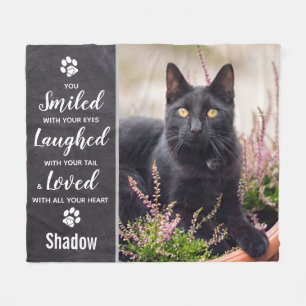 Cobertor De Velo Pet Memorial Keepsasaame Foto do Cat