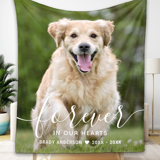 Cobertor De Velo Pet Memorial Modern Photo Sympathy Pet Loss (Criador carregado)