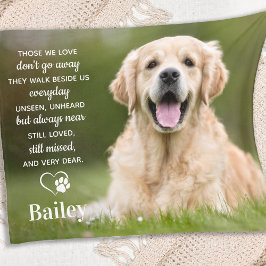 Cobertor De Velo Pet Memorial Pet Personalizado Pet Perde Dog Foto