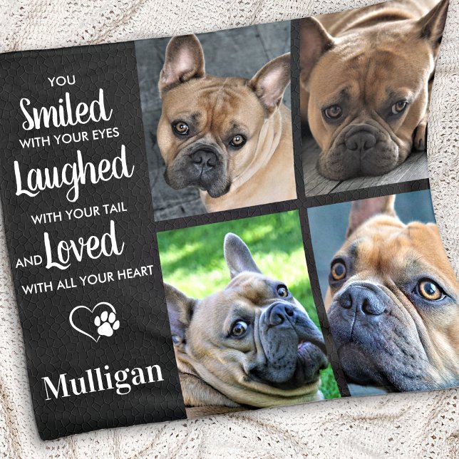 Cobertor De Velo Pet Memorial Poem Personalizar Cão (Criador carregado)