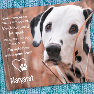 Cobertor De Velo Pet Memorial Sympathy Dog Foto