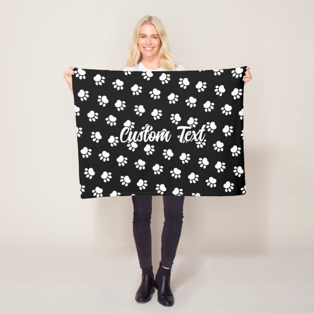 Cobertor De Velo Pet Paws, Padrão, Folha (In Situ)