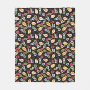 Cobertor De Velo Petais Vintage multicolores
