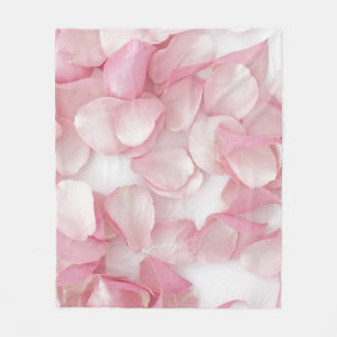 Cobertor De Velo Pétalas Rosa