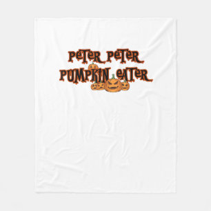 Cobertor De Velo Peter Pumpkin Eater Pumpkin Pie Lover Halloween Th
