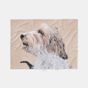 Cobertor De Velo Petit Basset Griffon Vendéen Painting - Arte Canin