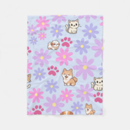 Cobertor De Velo Pets e dasies de tendências bonitas