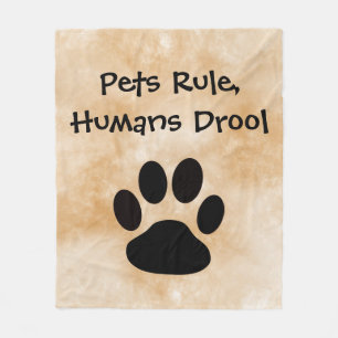 Cobertor De Velo Pets Rule Fleece Blanket