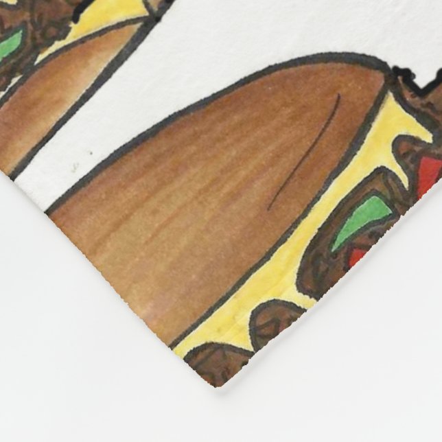 Cobertor De Velo Philly PA Cheese Cheesesteak Sandwich Foodie (Quina)