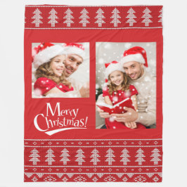 Cobertor De Velo PHOTO Christmas Fleece Blanket