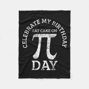Cobertor De Velo Pi Birthday Math Day Vintage