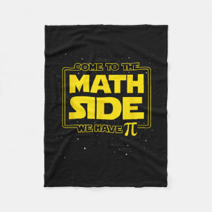 Cobertor De Velo Pi Day Engraçado - Venha Ao Lado Da Matemática Tem
