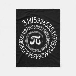 Cobertor De Velo Pi Day Funny Vintage Graphic Spiral Fórmula Math L