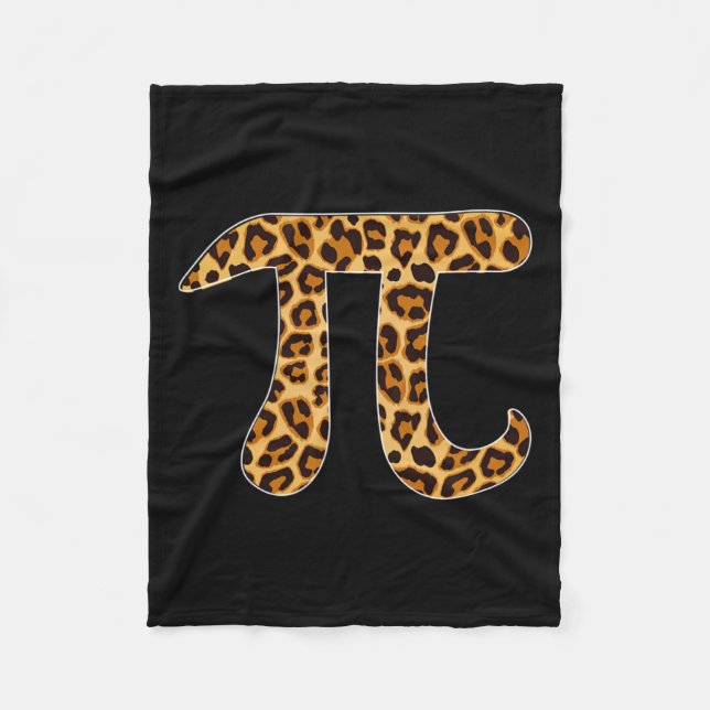 Cobertor De Velo Pi Leopard Impressão Pele Chita Pi Dia Pi Matemáti (Frente)