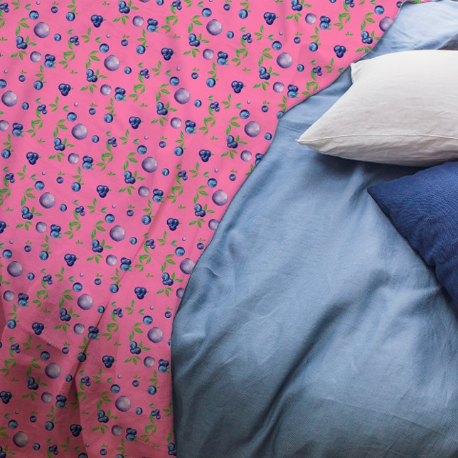 Cobertor De Velo Pia-rosa-branca com padrão de aquarela (Criador carregado)