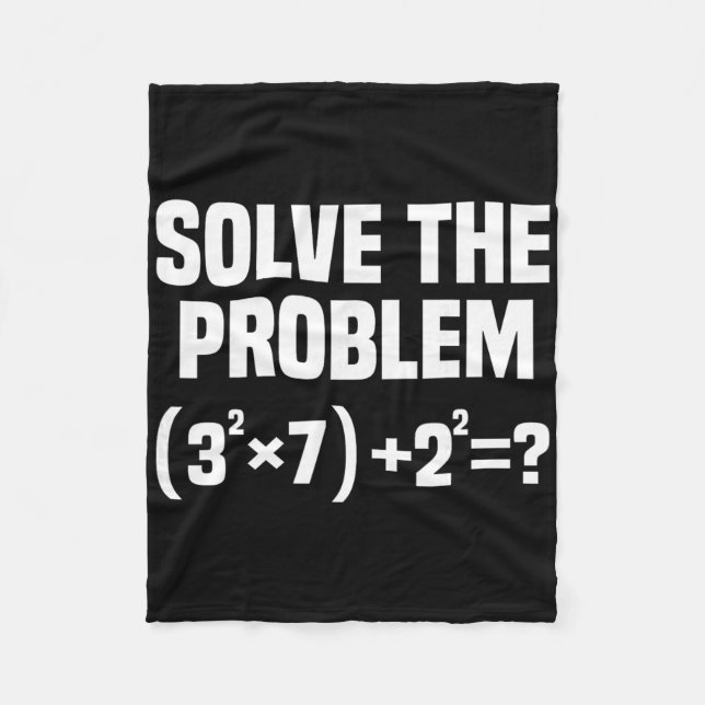 Cobertor De Velo Piada 67 Meme Matemática Seis Sete Professor Brain (Frente)