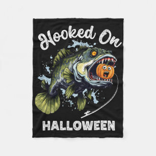 Cobertor De Velo Piada de Halloween Pescaria Meninos Homens Zumbi B