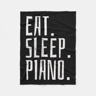 Cobertor De Velo Piano Music Pianista Pianista - Presente de Vintag